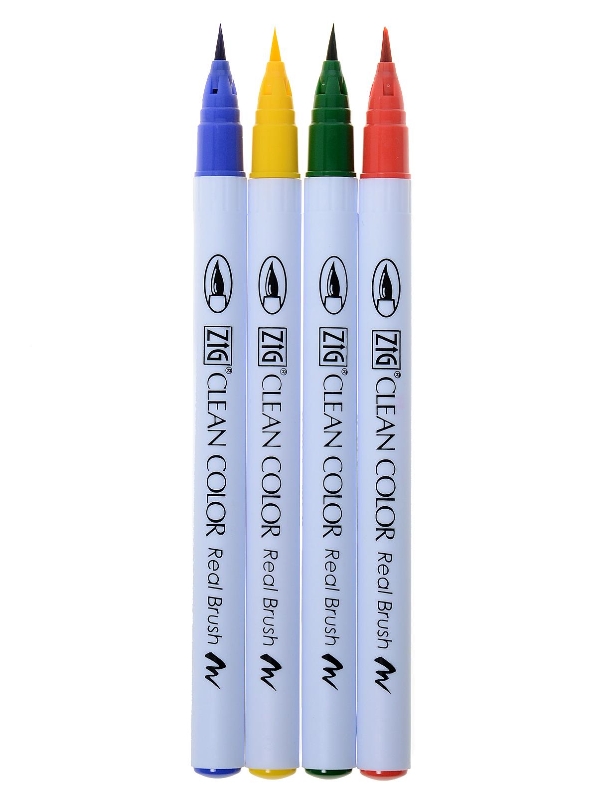 Clean Color Real Brush Marker Sets Pure Set Of 4