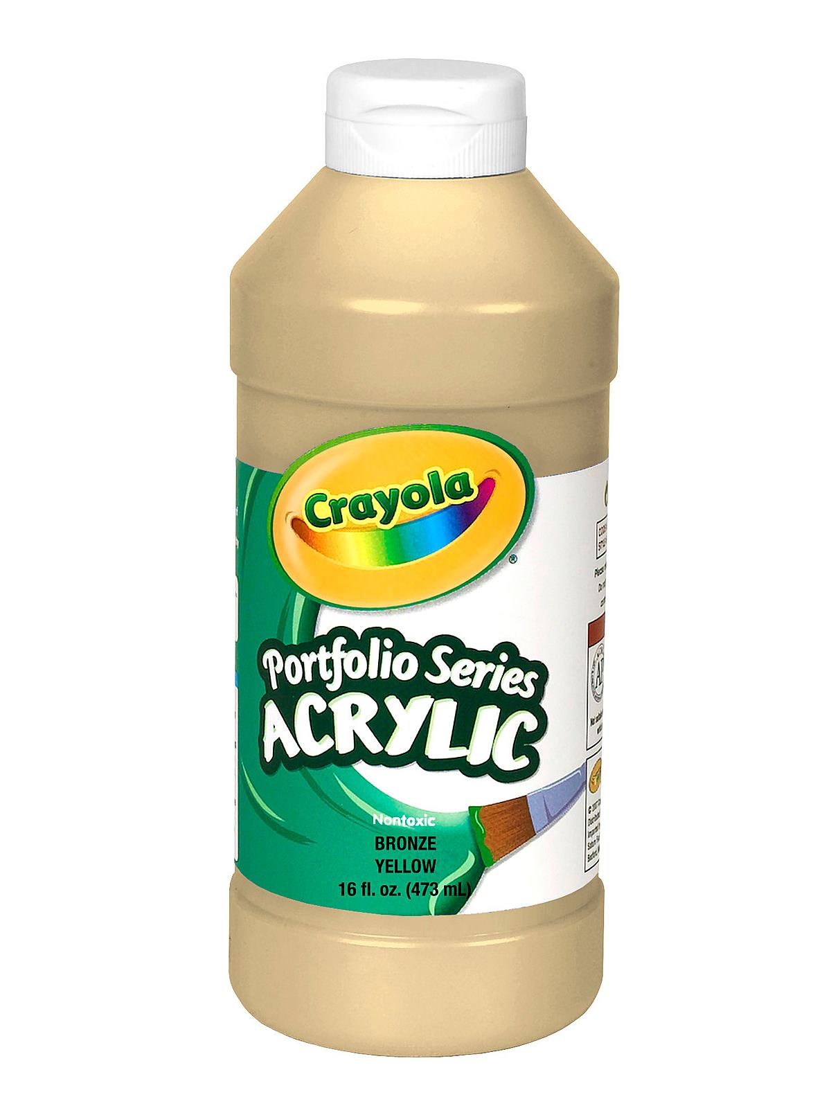 Portfolio Series Acrylic Paint bronze yellow 16 oz.