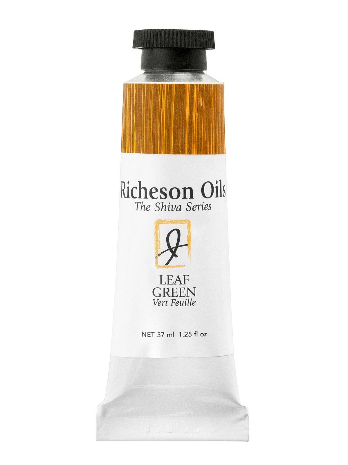 Richeson Oils The Shiva Series Leaf Green 1.25 Oz. Tube