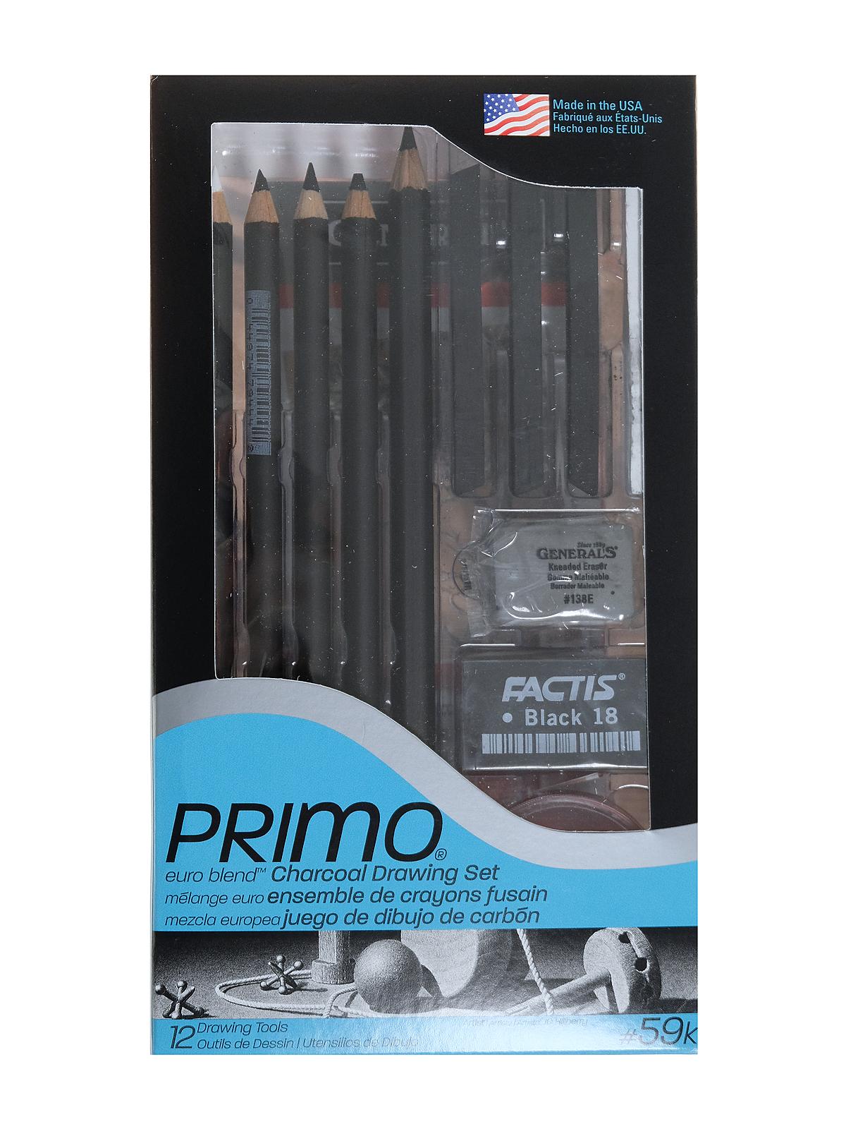 Primo Euro Blend Charcoal Deluxe Set #59 each