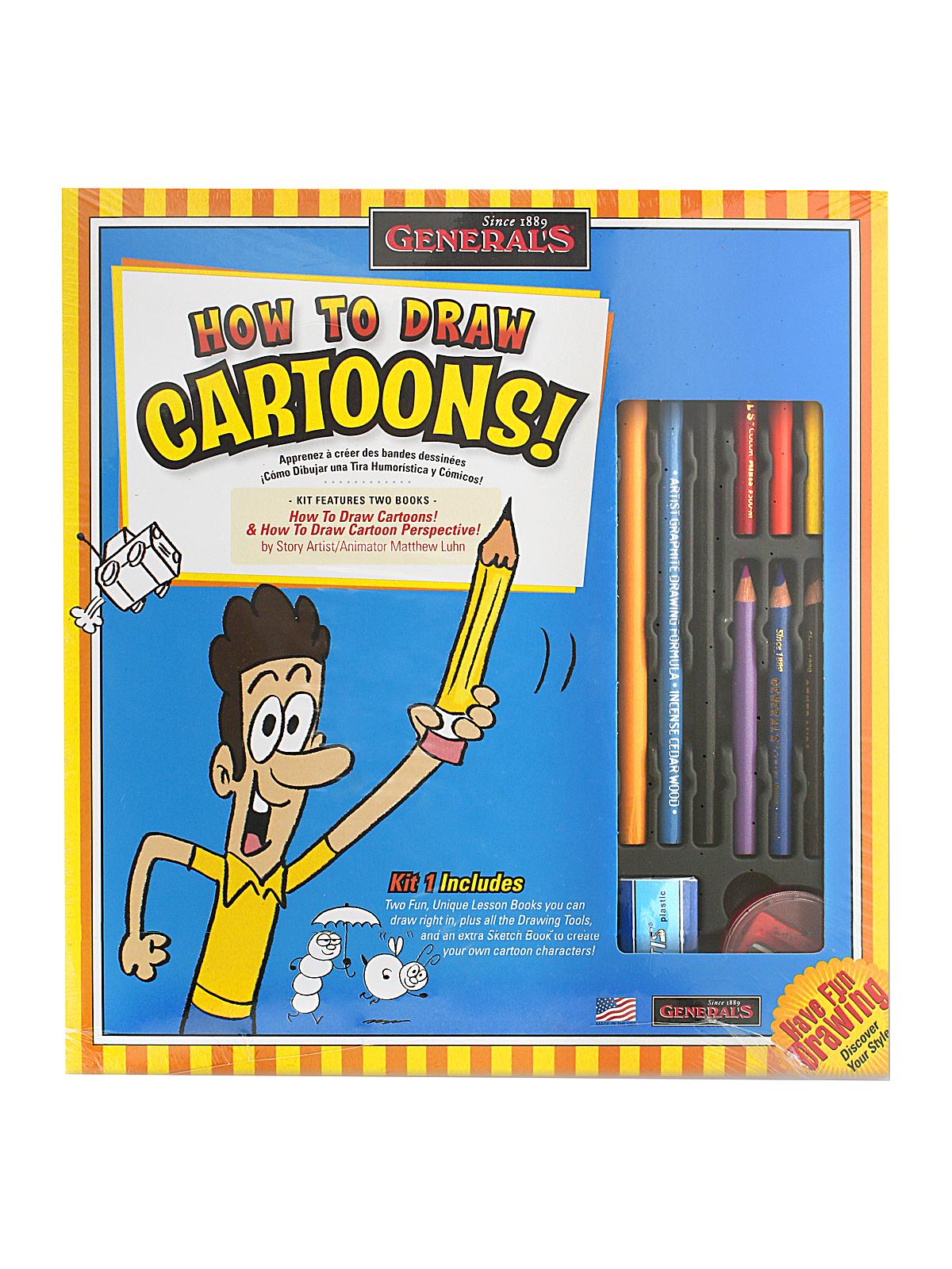 How To Draw Cartoons Kit Each
