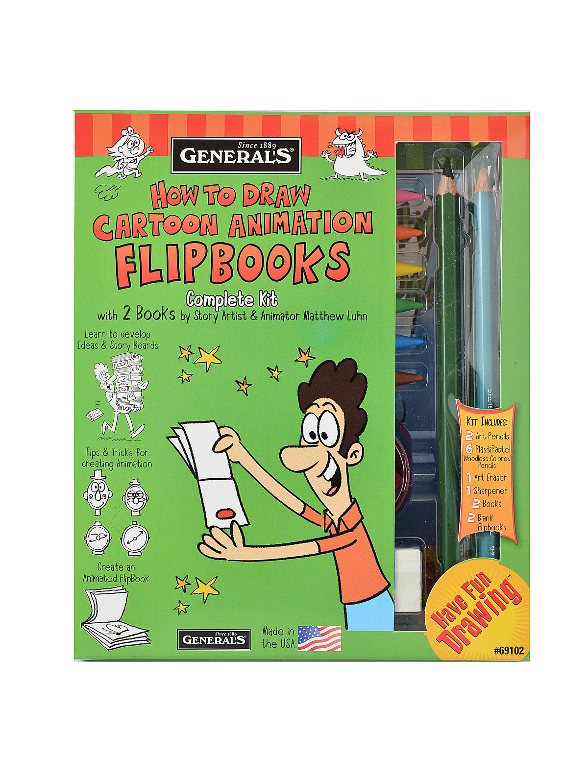 How To Draw Cartoon Animation Flip Books Kit Each