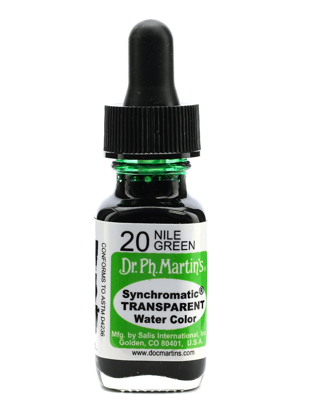 Synchromatic Transparent Watercolors 1 2 Oz. Nile Green