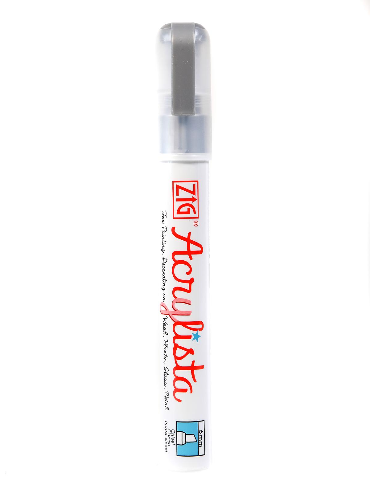 Acrylista Markers silver chisel
