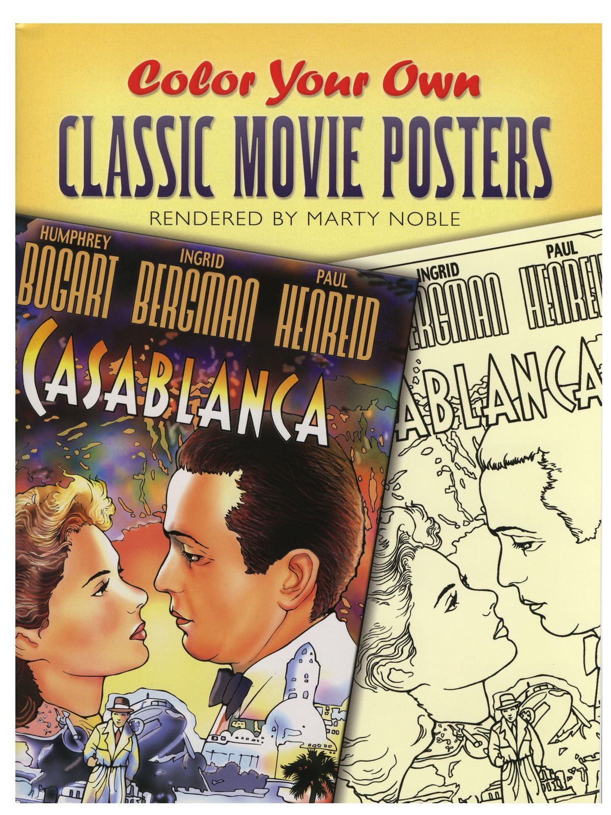 Color Your Own Classic Movie Posters Color Your Own Classic Movie Posters