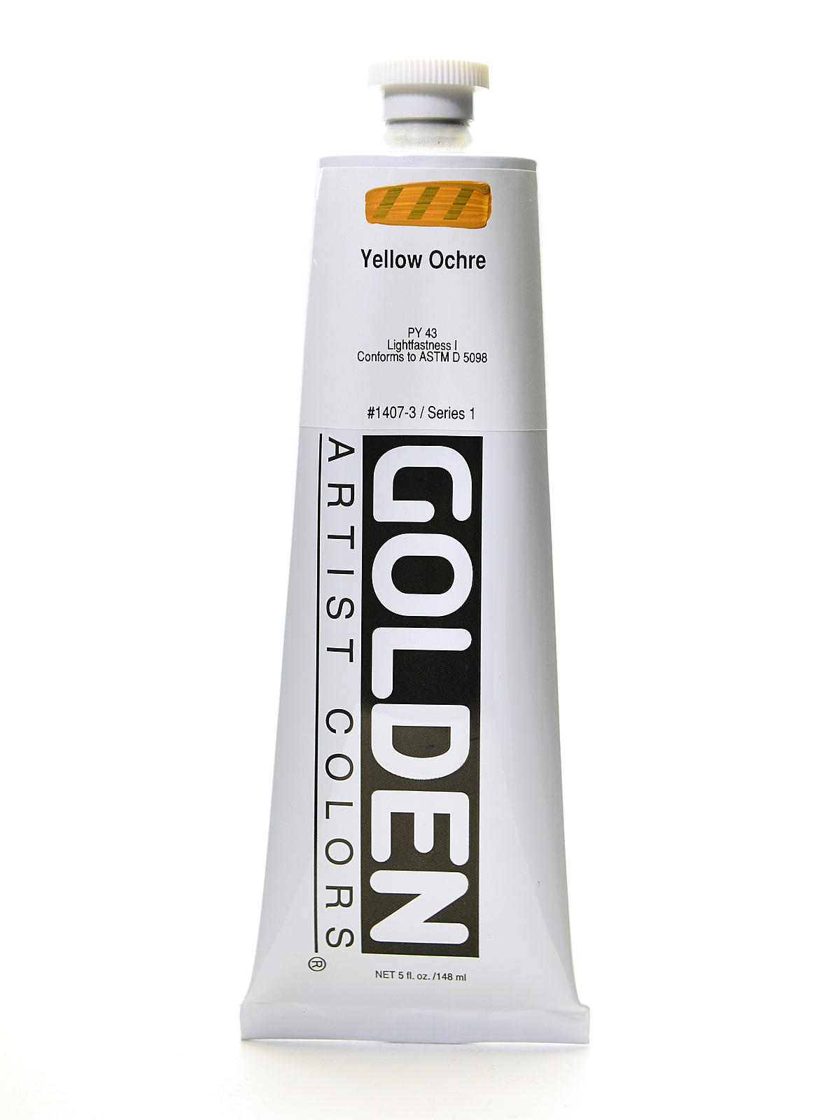 Heavy Body Acrylics yellow ochre 5 oz.