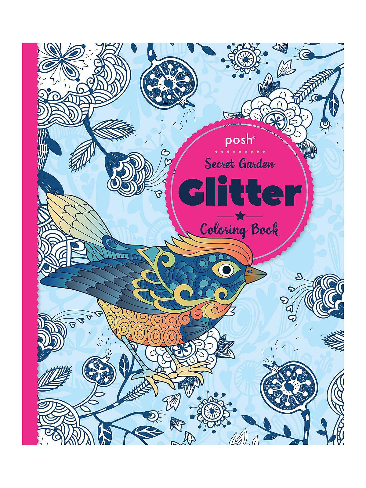 Posh Glitter Coloring Book Bohemiam Spirit