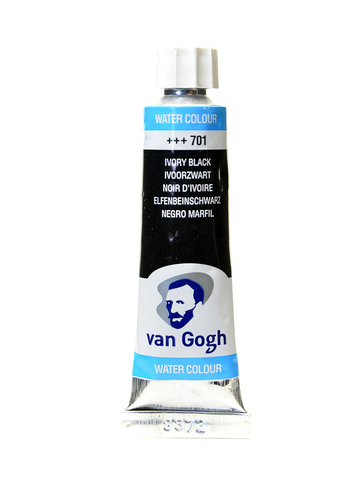 Watercolors ivory black