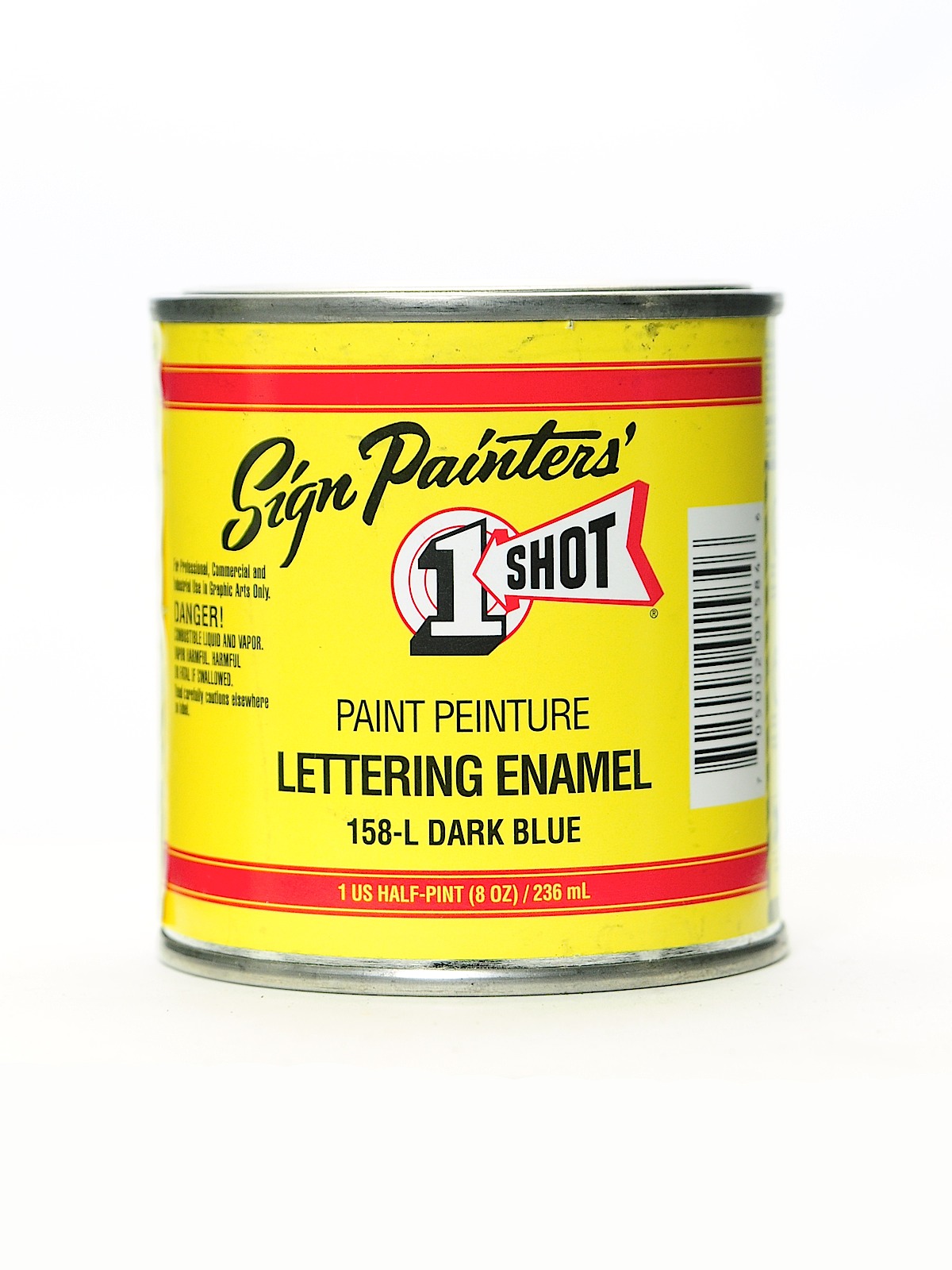 Lettering Enamel dark blue half pint 158L
