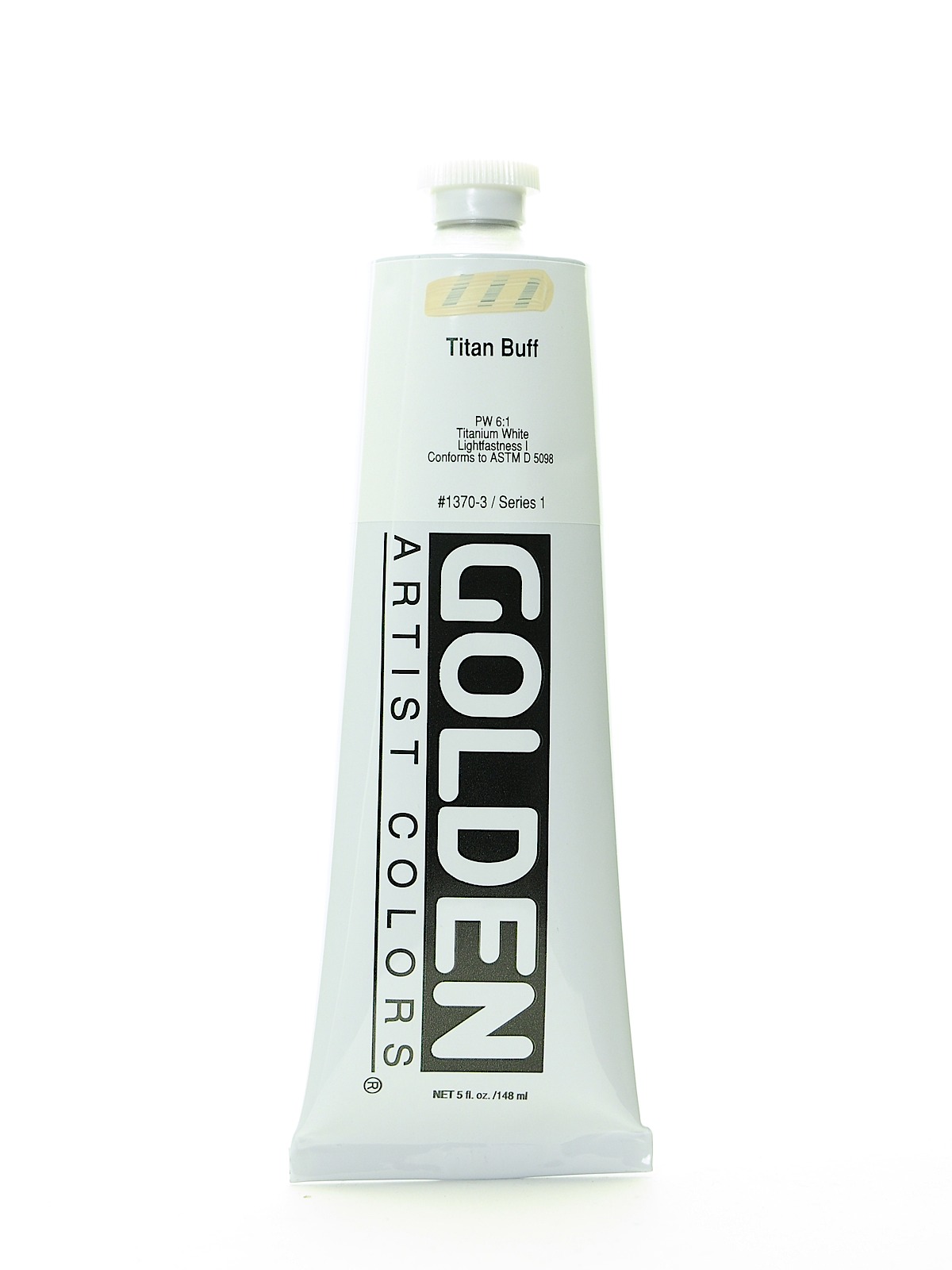 Heavy Body Acrylics titanium buff 5 oz.