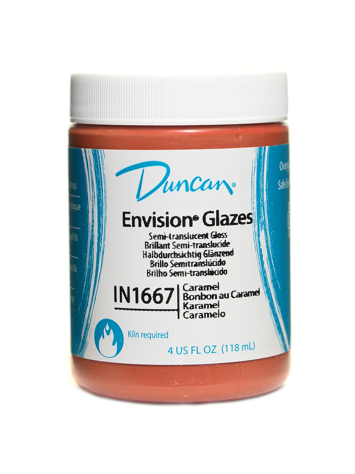 Envision Glazes Caramel Translucent 4 Oz.