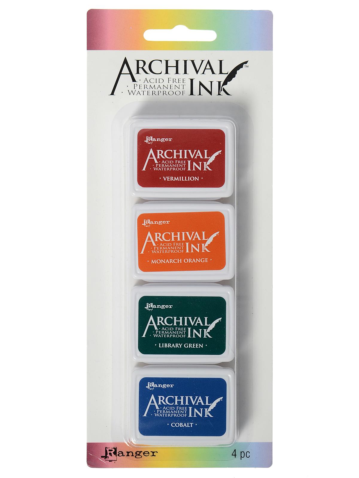 Mini Archival Ink Kits kit #1 pack of 4