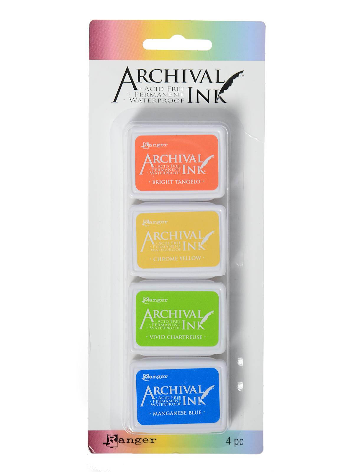 Mini Archival Ink Kits Kit #3 Pack Of 4