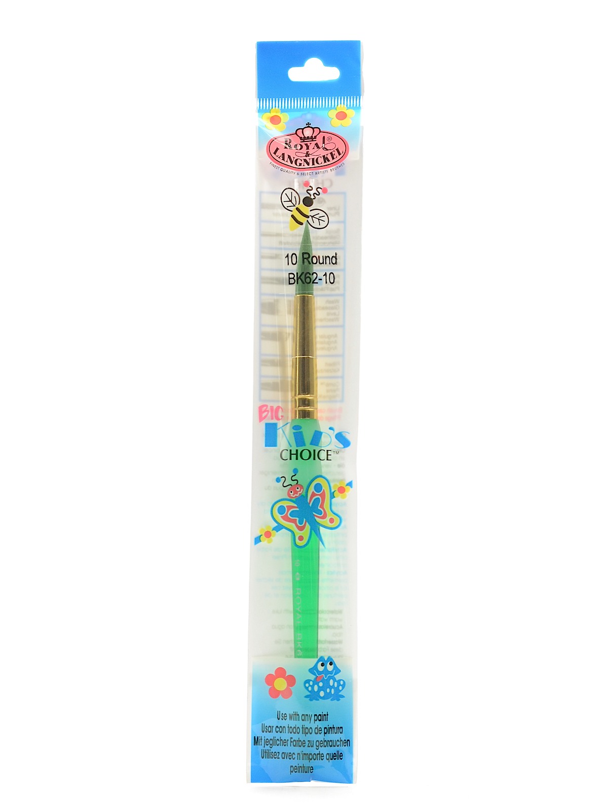 Big Kid's Choice Brushes round 10 green
