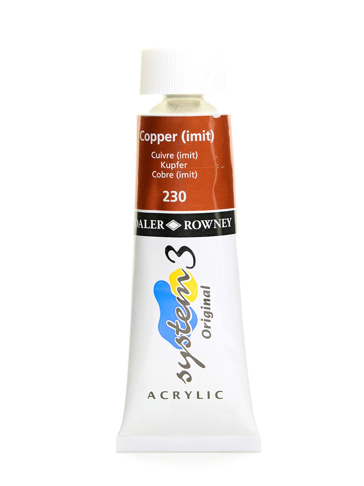 System 3 Acrylic Colour copper hue 59 ml