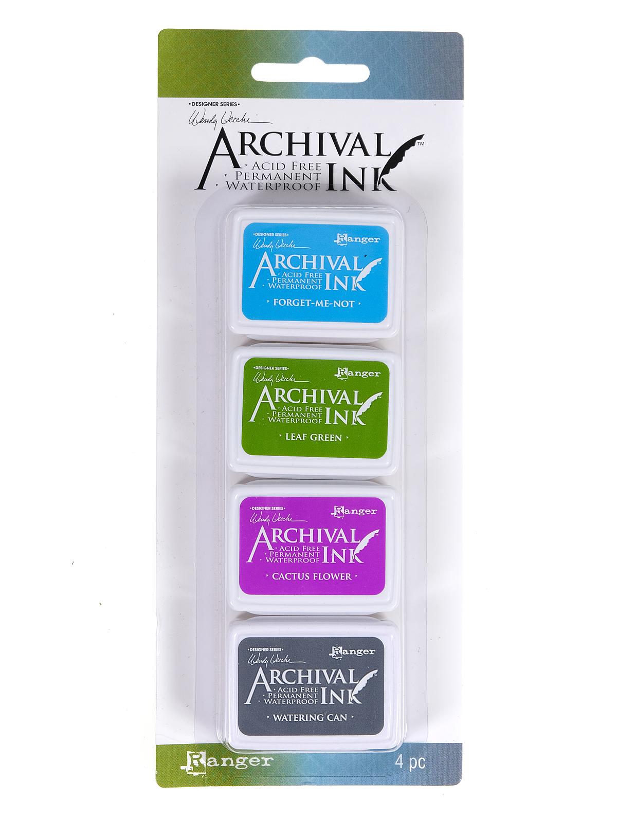 Wendy Vecchi Mini Archival Ink Kits kit #2 pack of 4