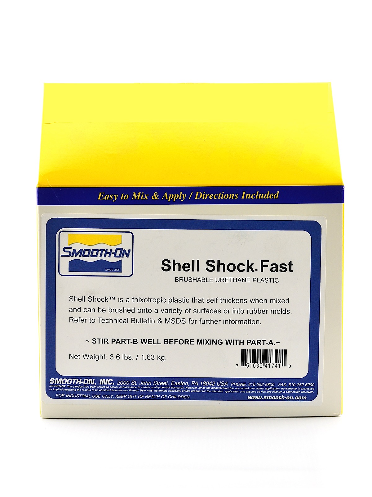 Shell Shock Slow Brushable Liquid Plastic 3.6 Lbs. Net Weight