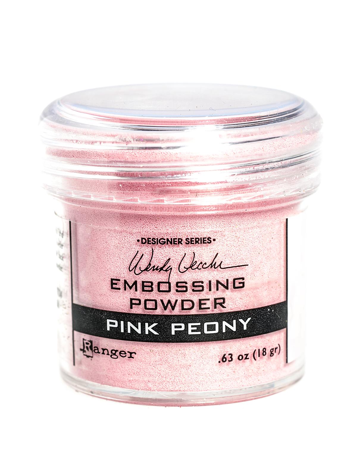 Wendy Vecchi Designer Series Embossing Powders pink peony 1 oz. jar