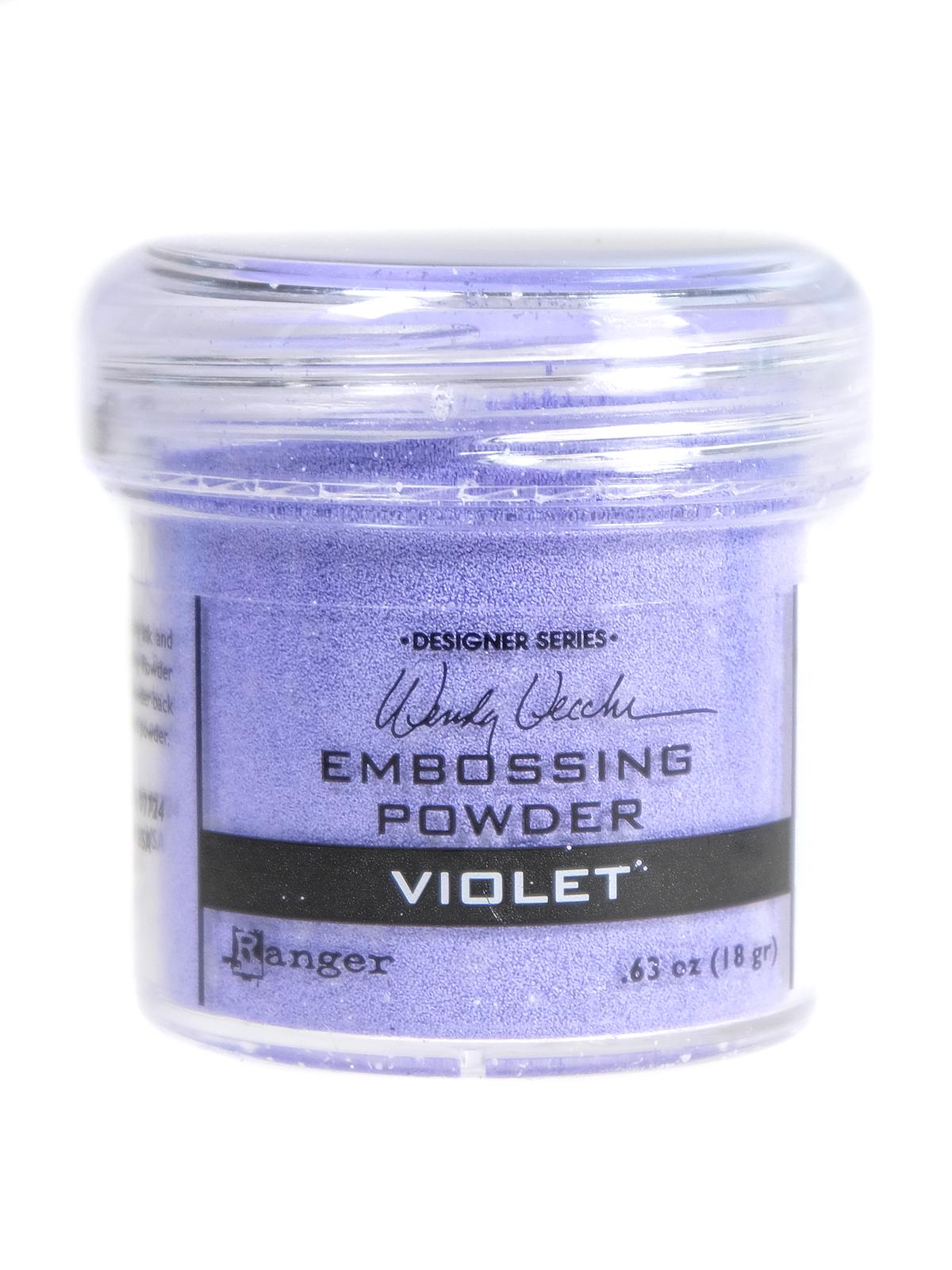 Wendy Vecchi Designer Series Embossing Powders violet 1 oz. jar