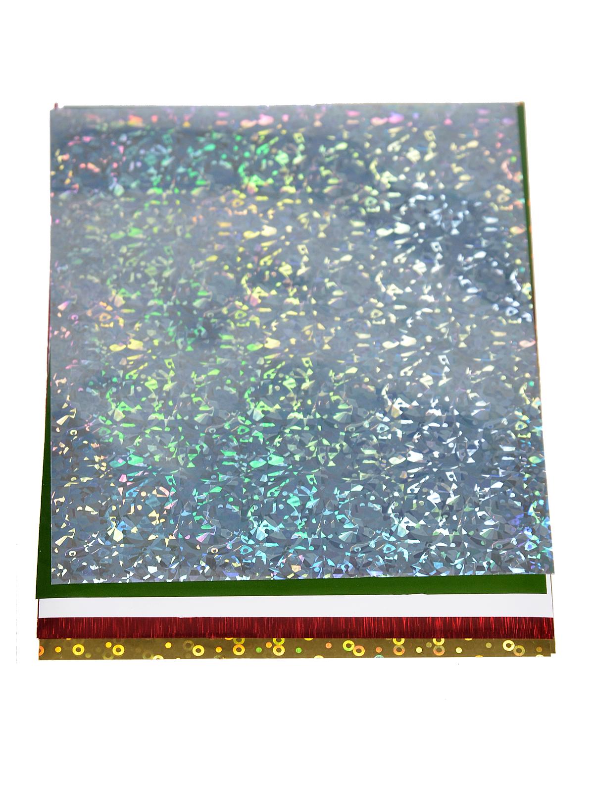 Shiny Transfer Foil Sheets holiday pack of 10 sheets