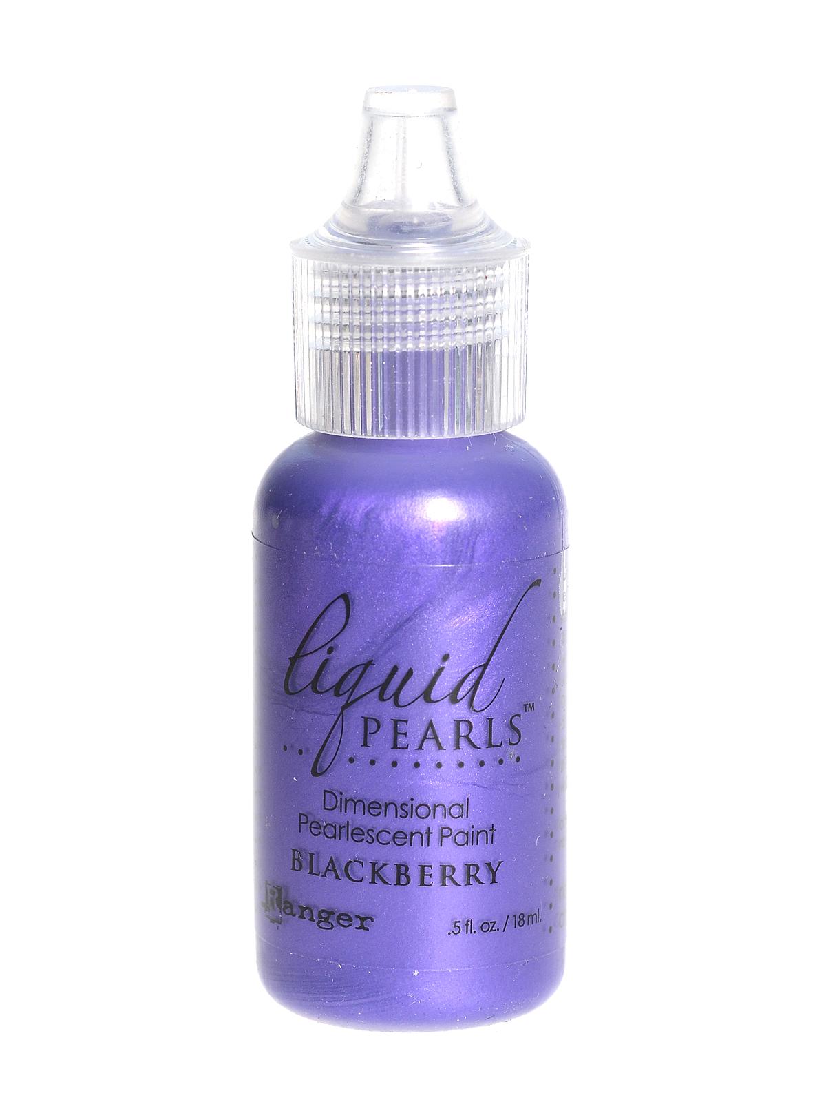 Liquid Pearls Pearlescent Paint Blackberry 0.5 Oz. Bottle