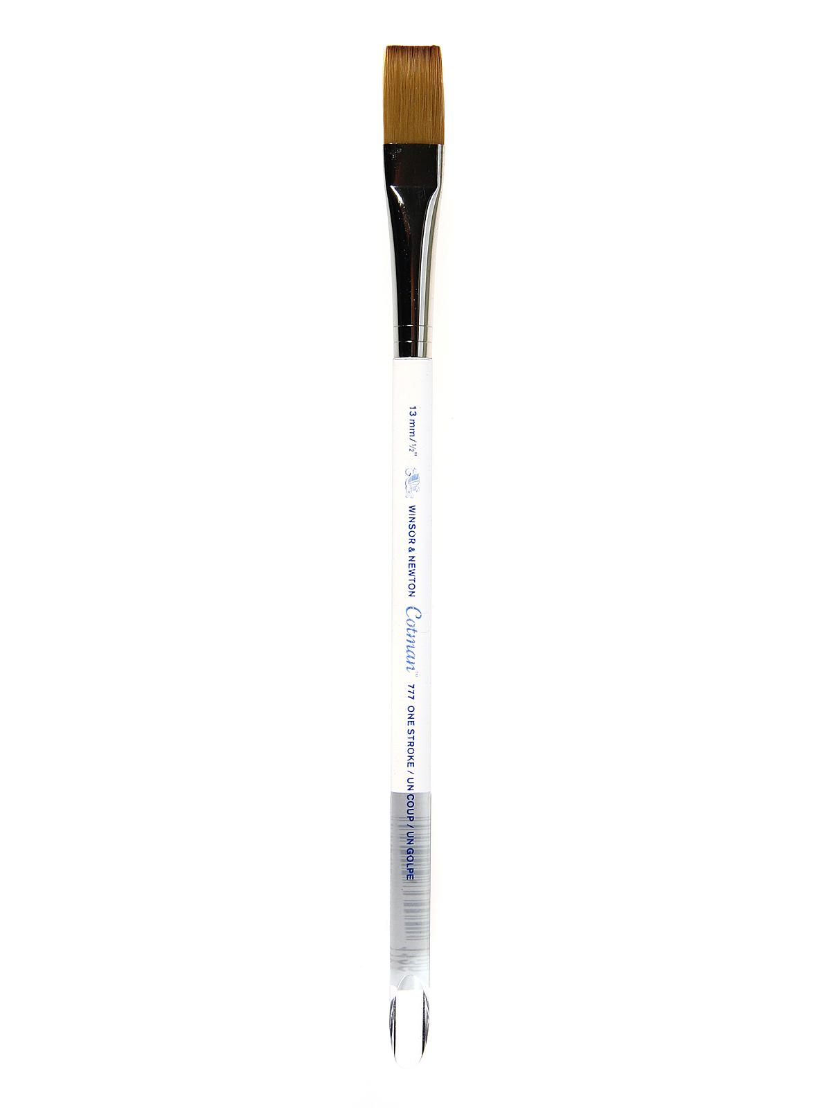 Cotman Water Colour Brushes 1 2 in. one stroke w  clear beveled handle 777
