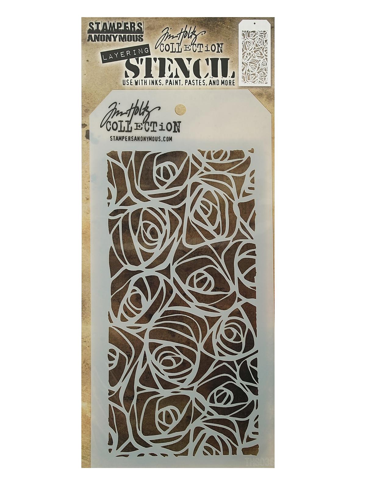 Tim Holtz Layering Stencils 4 1 8 in. x 8 1 2 in. scribbles