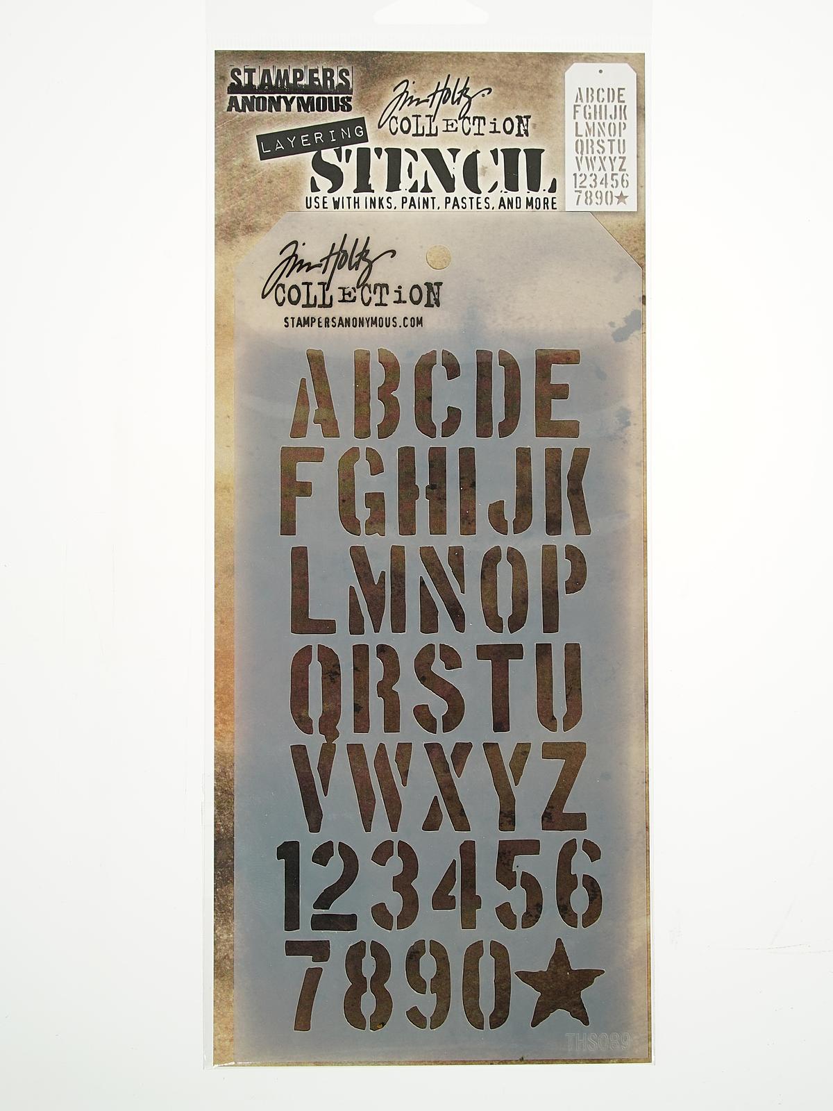 Tim Holtz Layering Stencils 4 1 8 in. x 8 1 2 in. crate