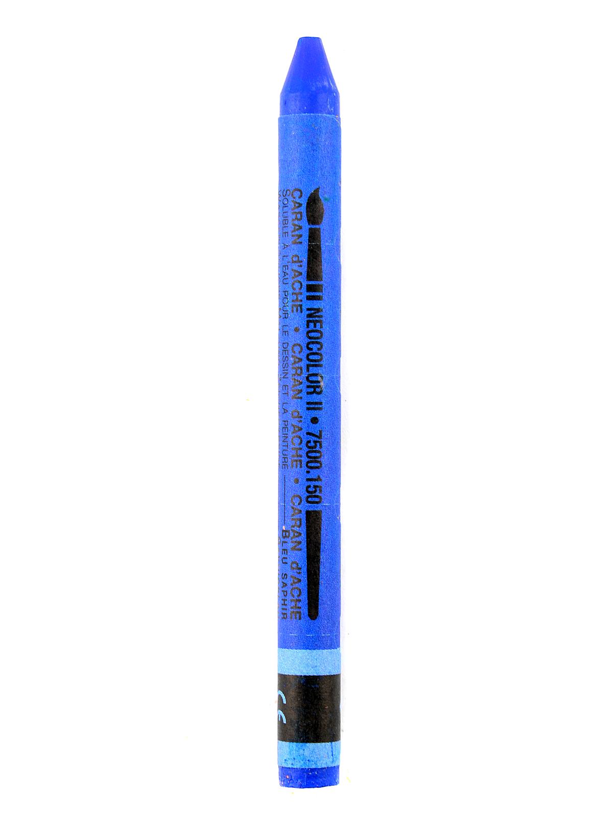 Neocolor II Aquarelle Water Soluble Wax Pastels sapphire blue
