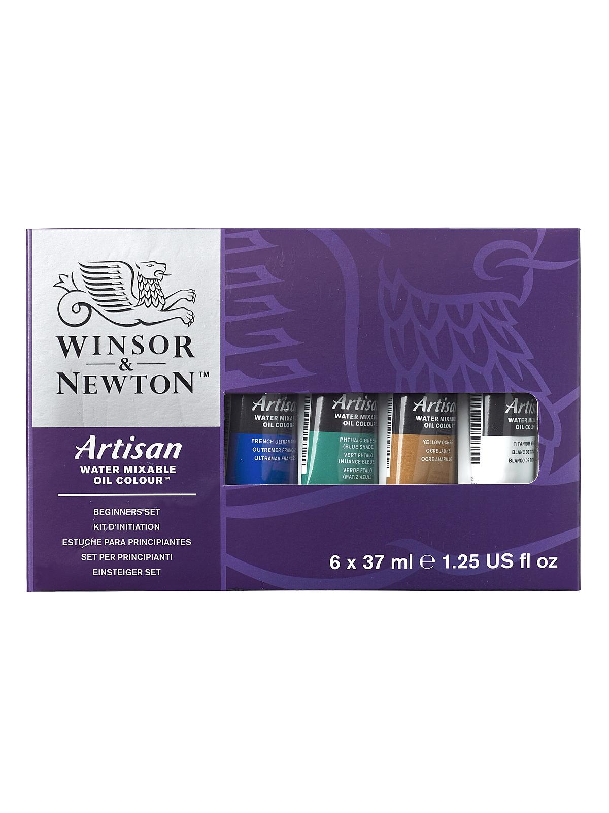 Artisan Water Mixable Oil Colour Sets beginners set of 6