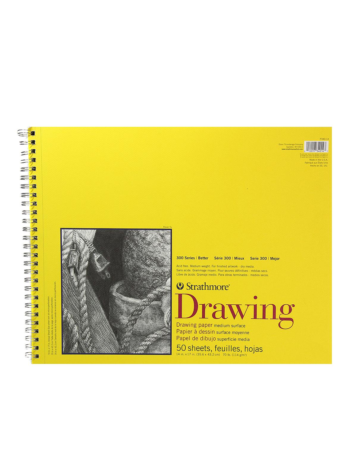 300 Series Drawing Paper Pads 14 in. x 17 in.