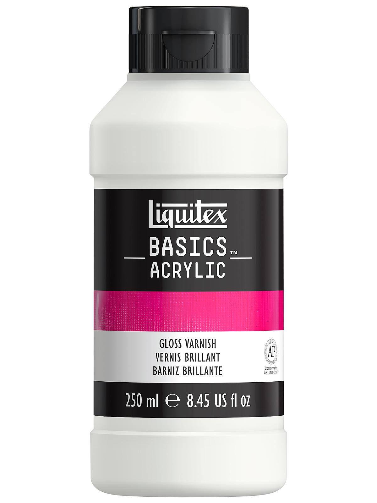 Basics Mediums & Varnishes gloss varnish 8.5 oz. bottle