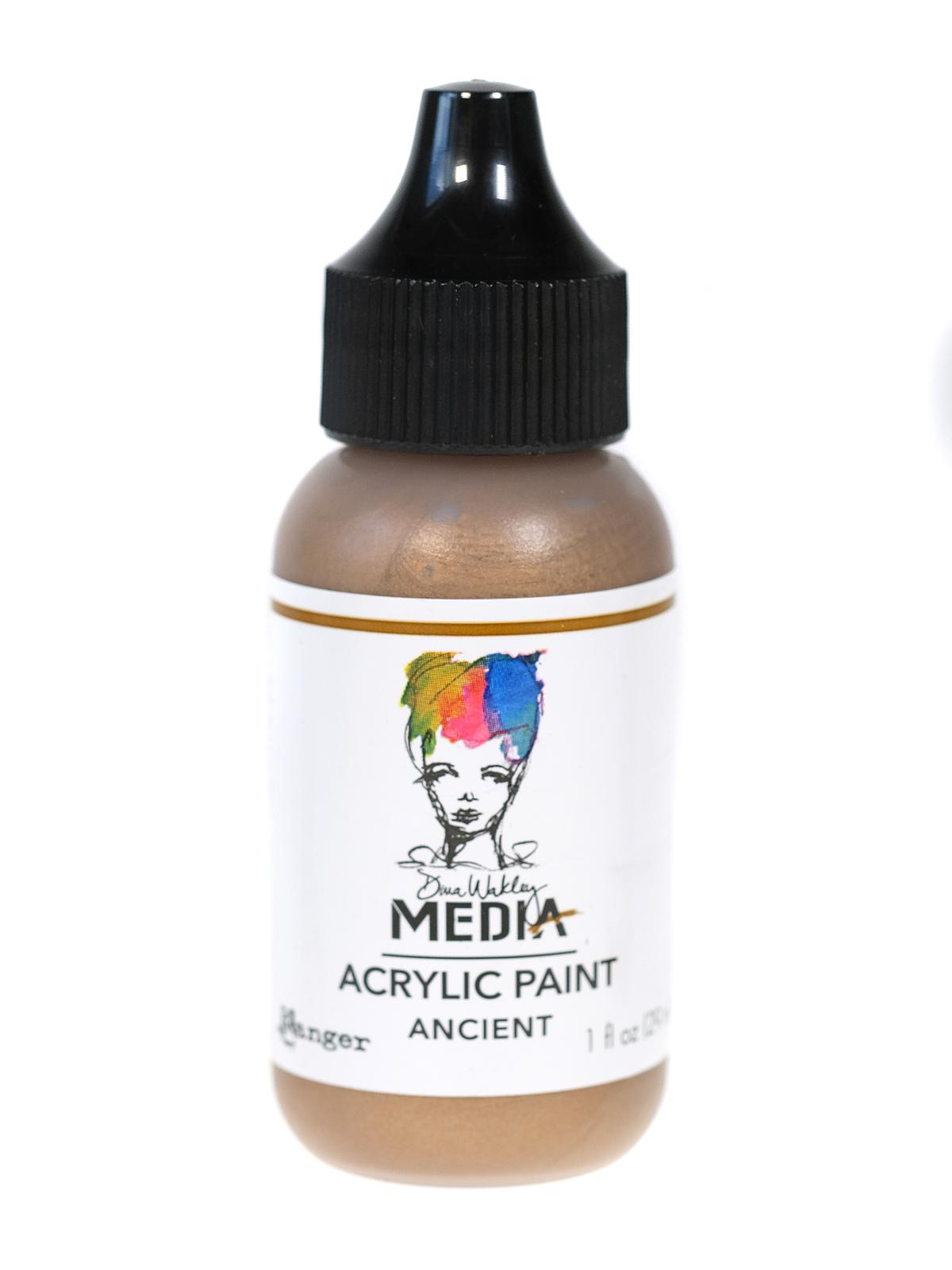 Dina Wakley Media Heavy Body Acrylic Paints 1 oz. bottle ancient