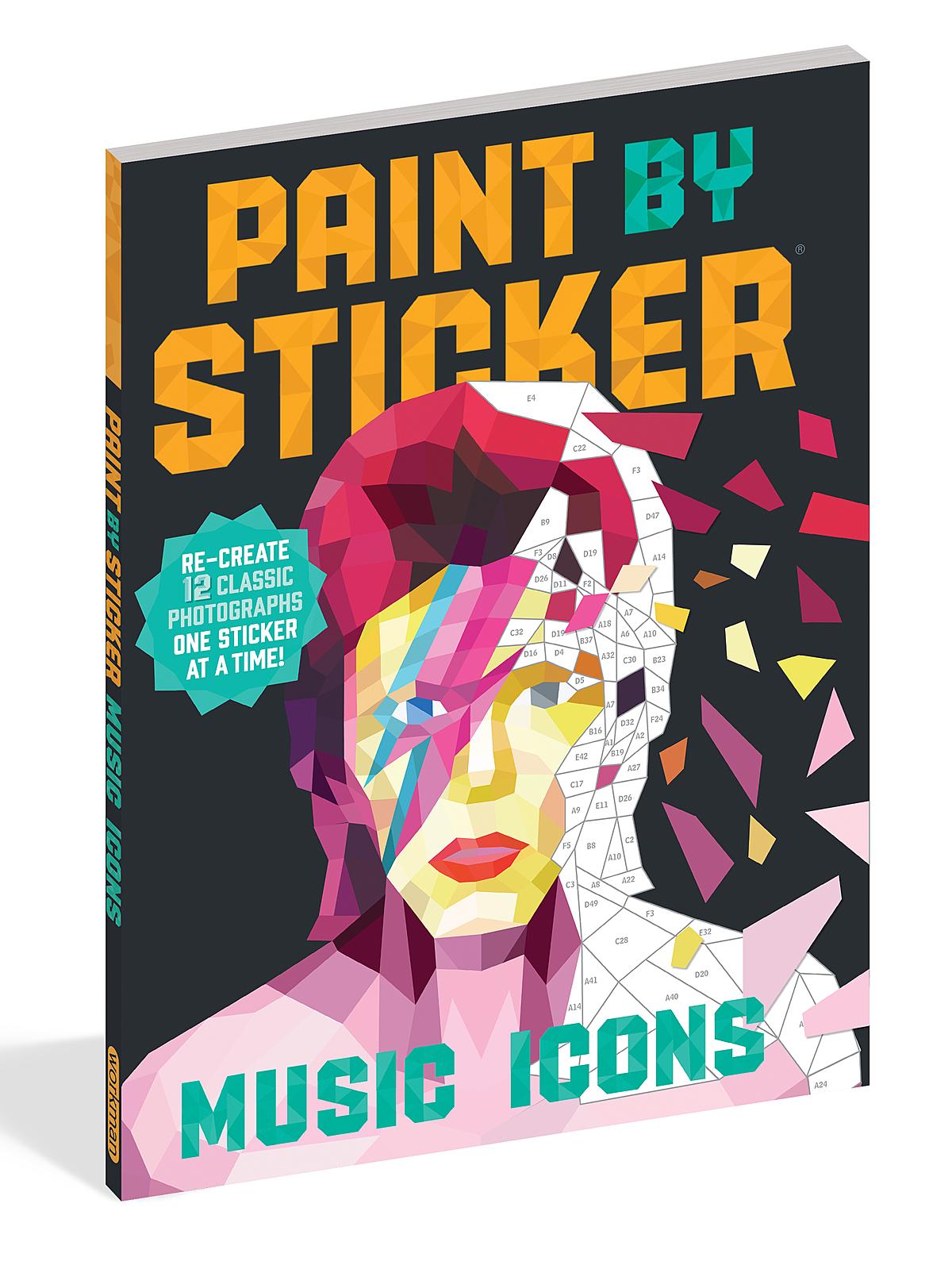 Paint By Sticker Music Icon
