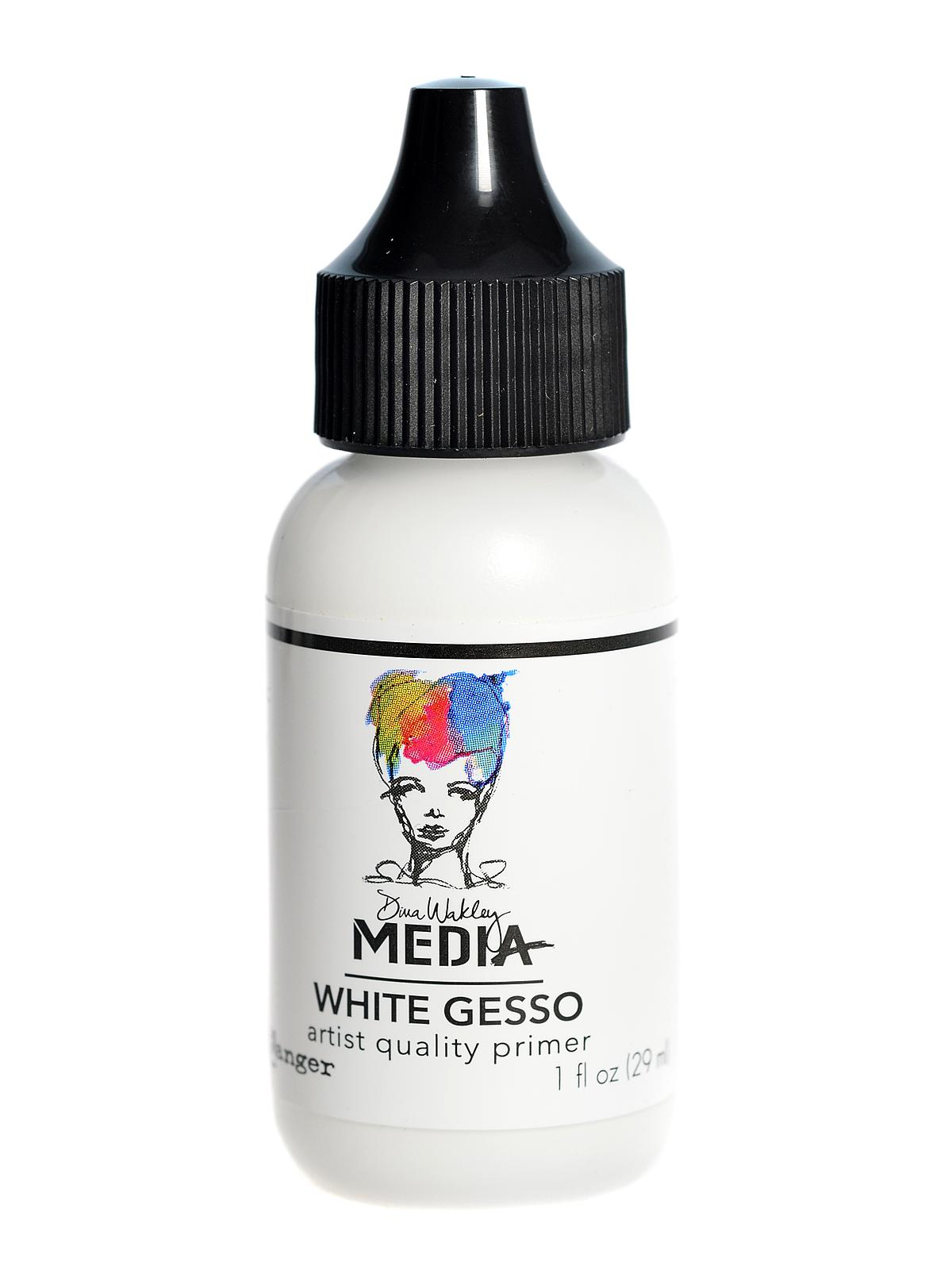 Dina Wakley Media Gesso 1 oz. bottle white