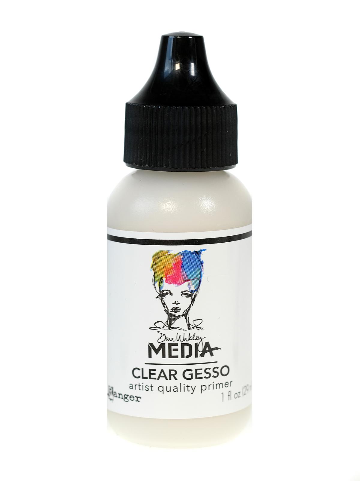 Dina Wakley Media Gesso 1 oz. bottle clear