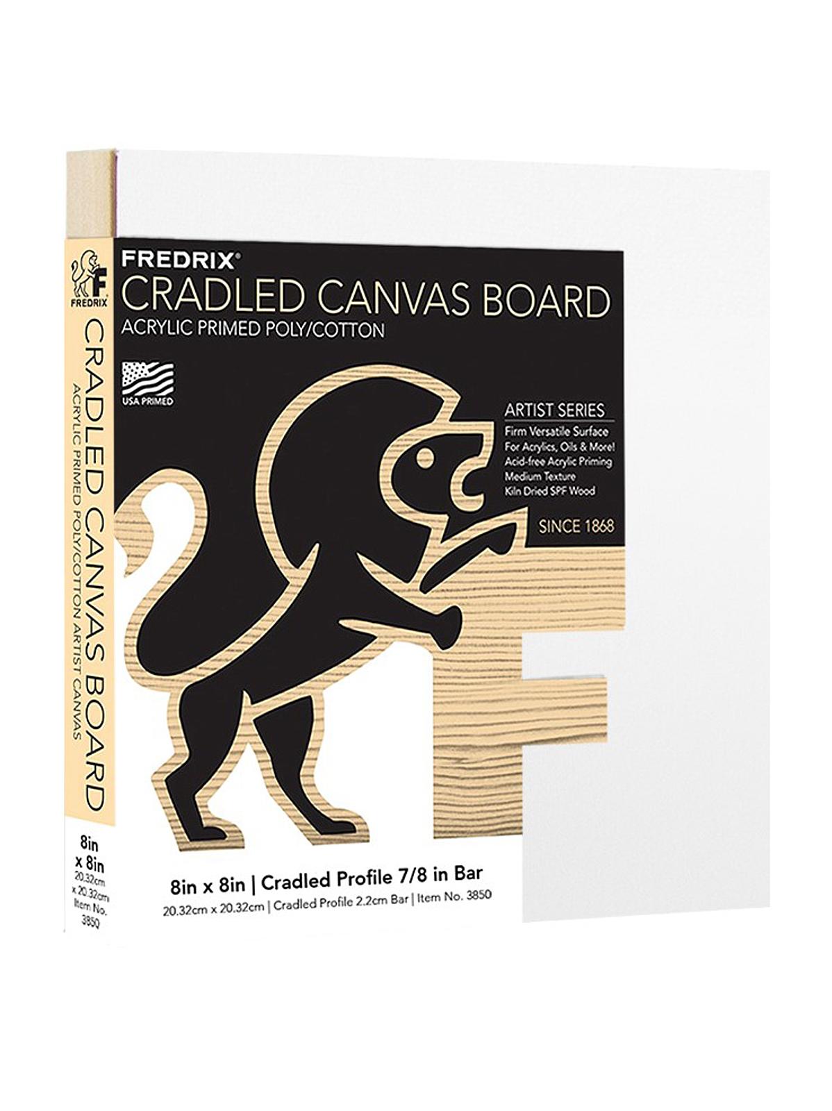 Cradled Canvas Boards 8 in. x 8 in. each