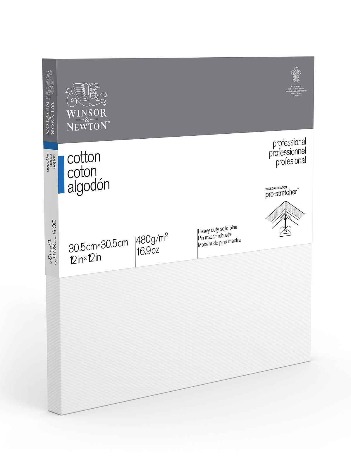 Professional Cotton Stretched Canvas Traditional 12 in. x 12 in.