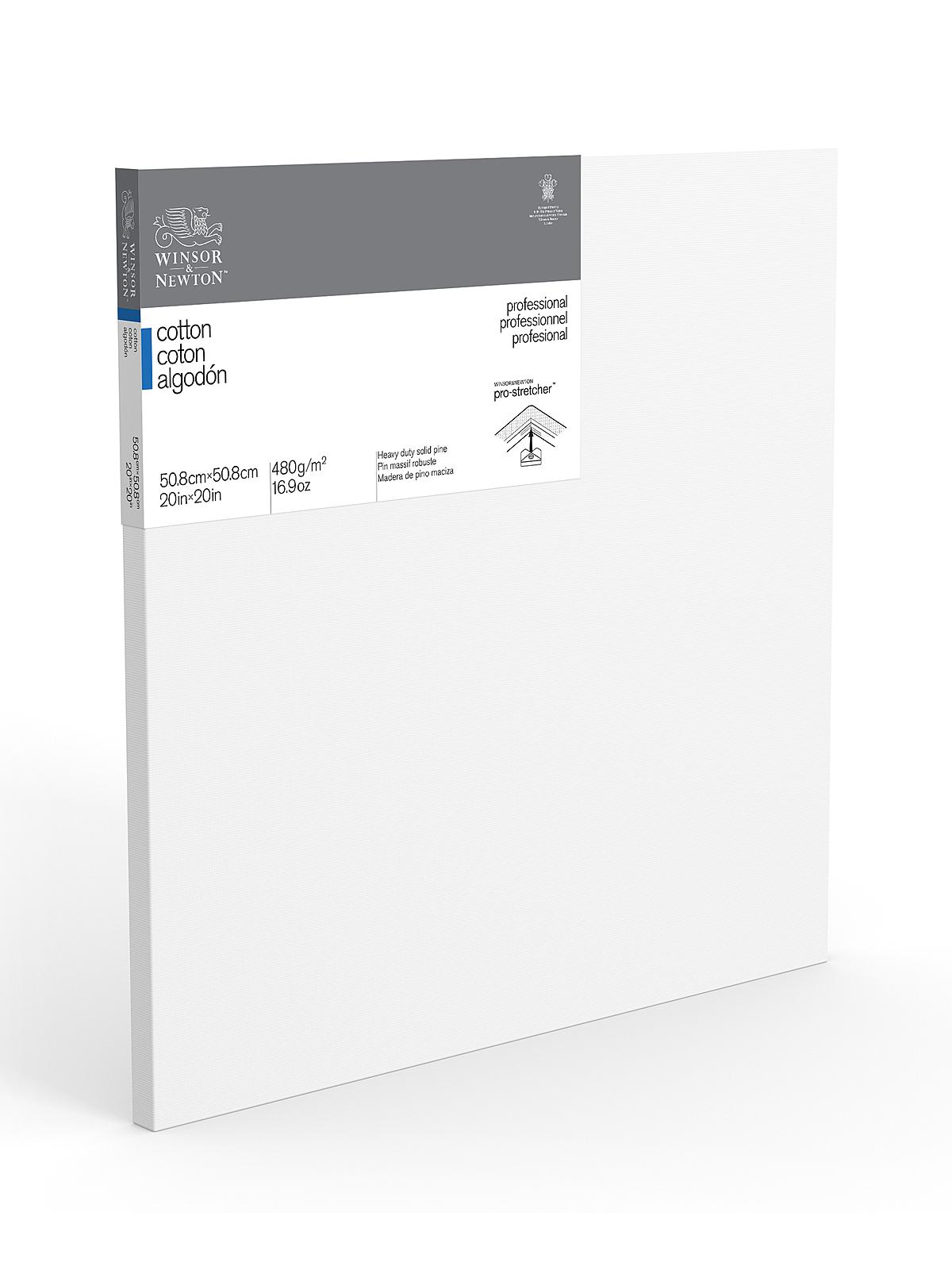 Professional Cotton Stretched Canvas Traditional 20 in. x 20 in.
