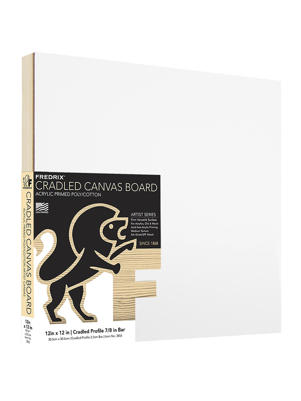 Cradled Canvas Boards 12 in. x 12 in. each