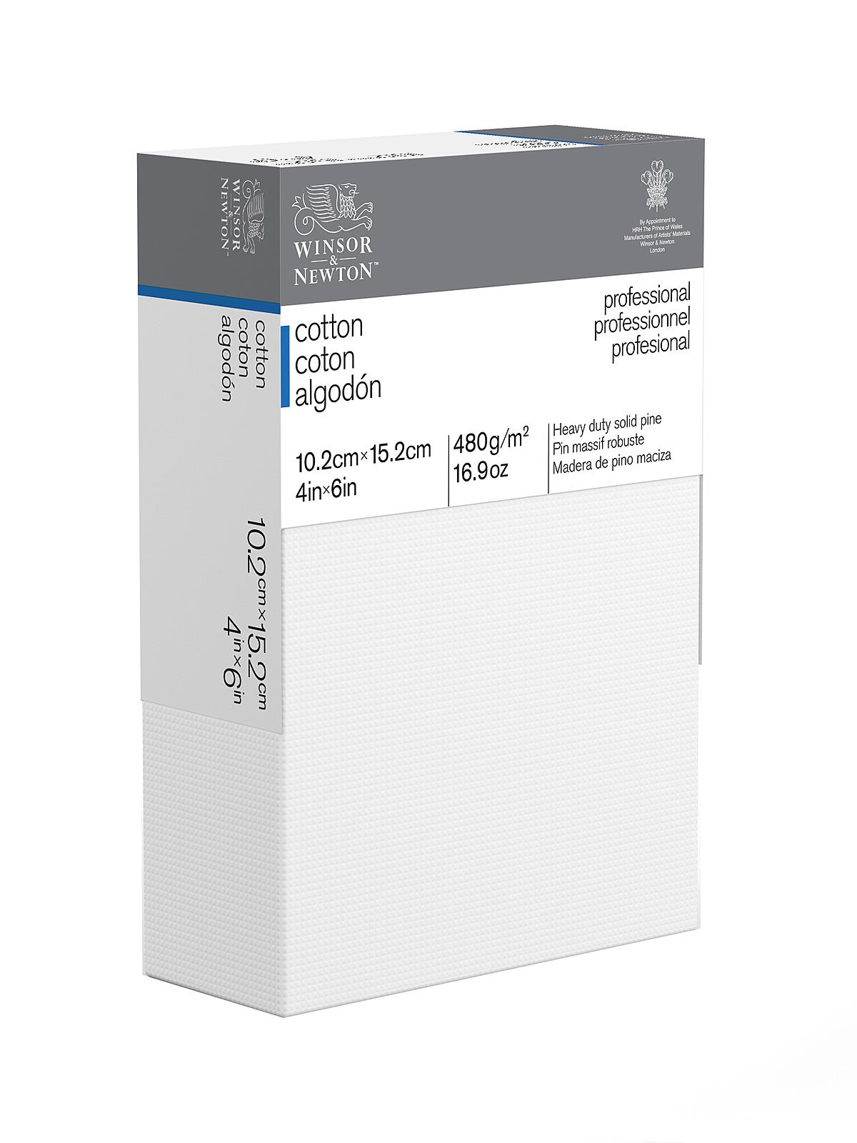 Professional Cotton Stretched Canvas Deep Edge 4 in. x 6 in.