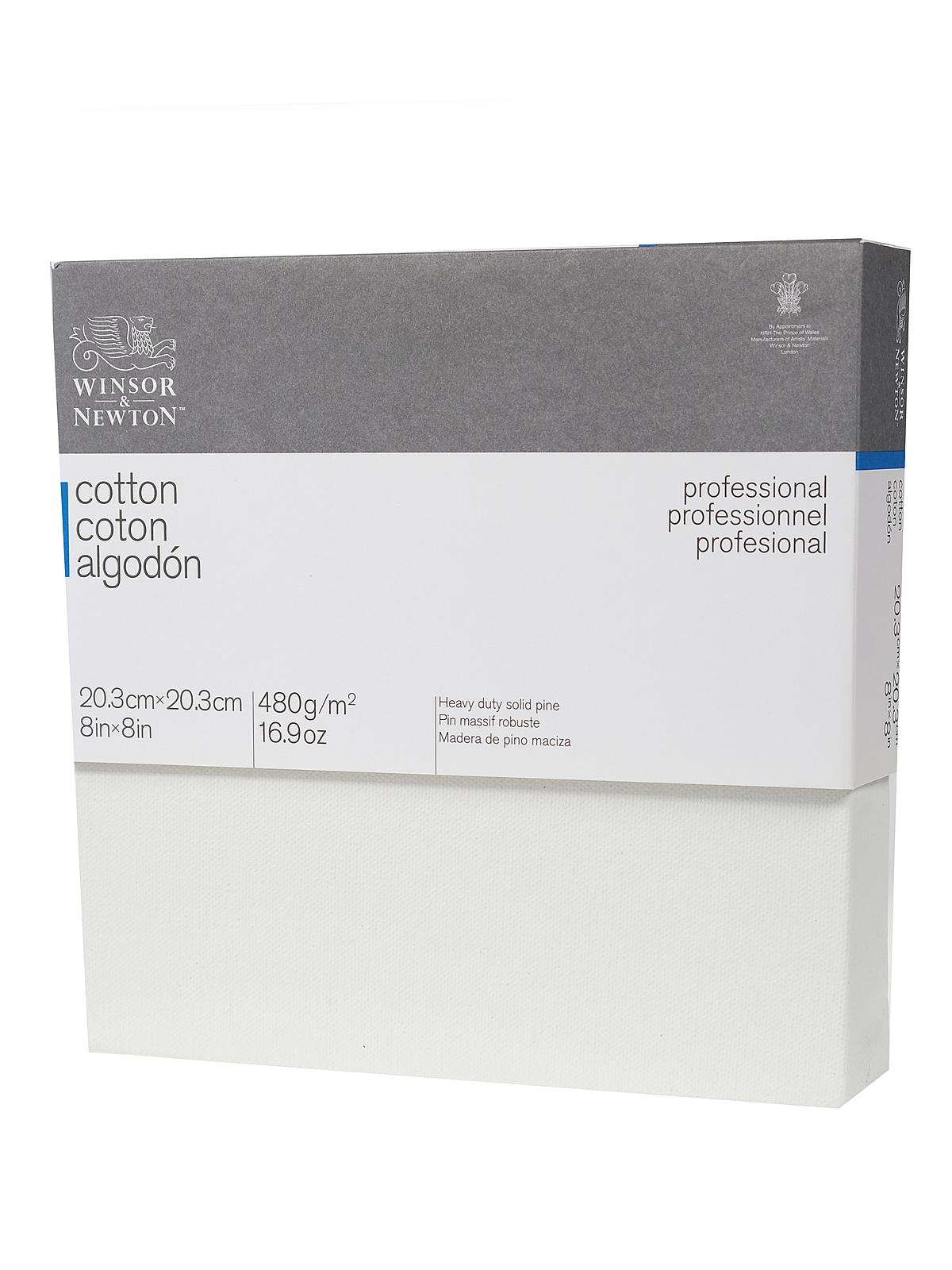 Professional Cotton Stretched Canvas Deep Edge 8 in. x 8 in.