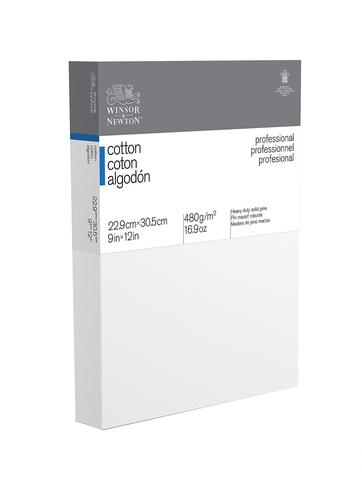 Professional Cotton Stretched Canvas Deep Edge 9 in. x 12 in.