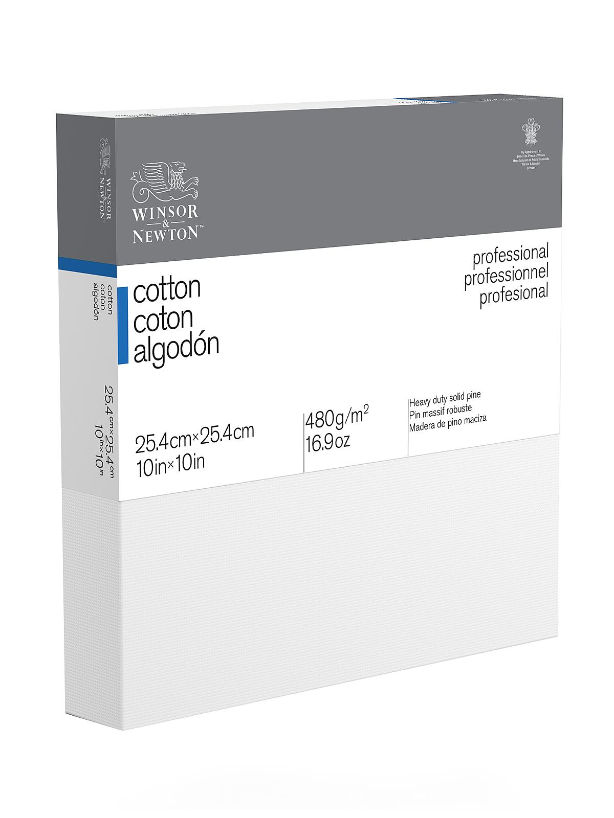Professional Cotton Stretched Canvas Deep Edge 10 in. x 10 in.