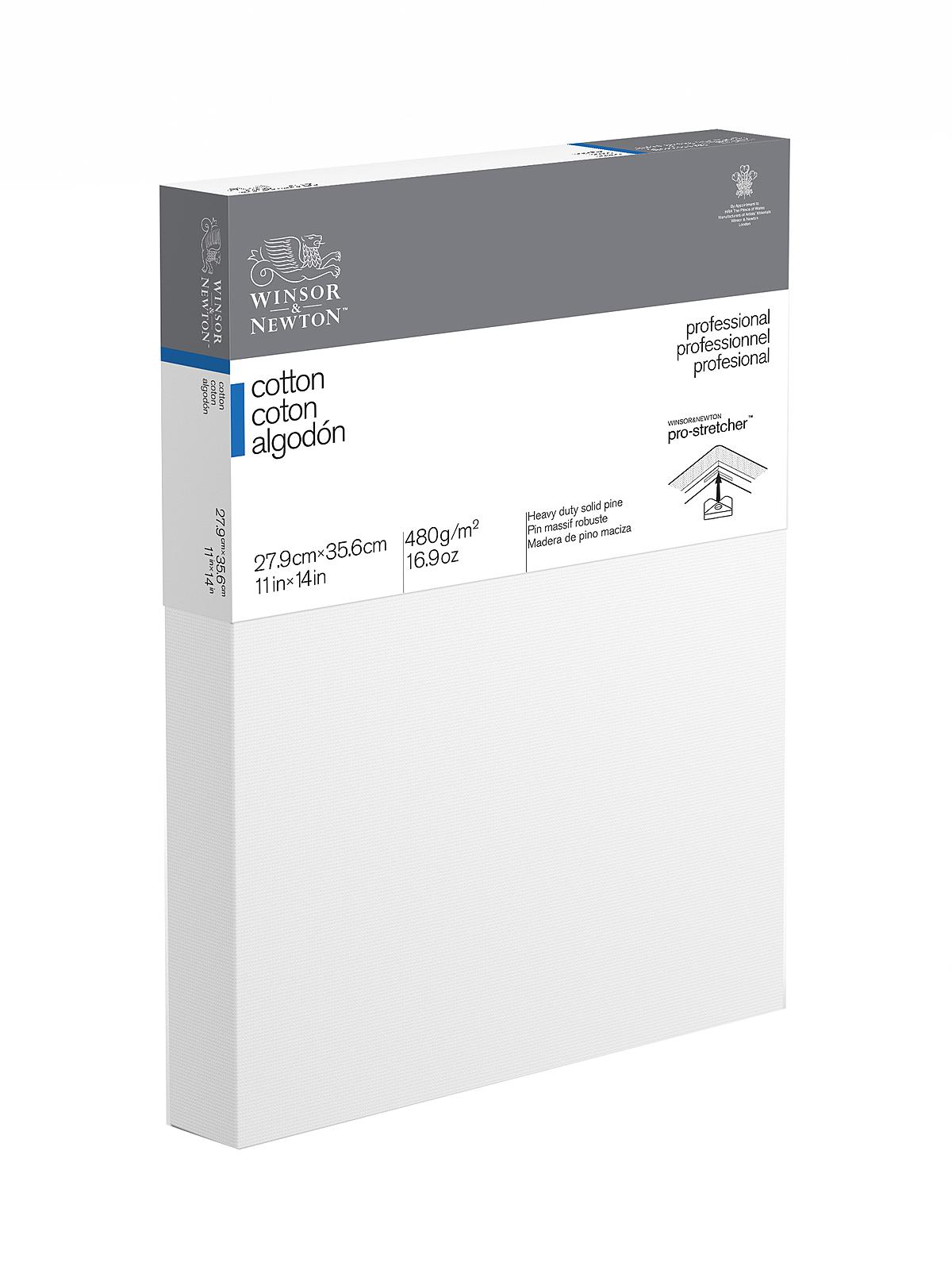 Professional Cotton Stretched Canvas Deep Edge 11 in. x 14 in.
