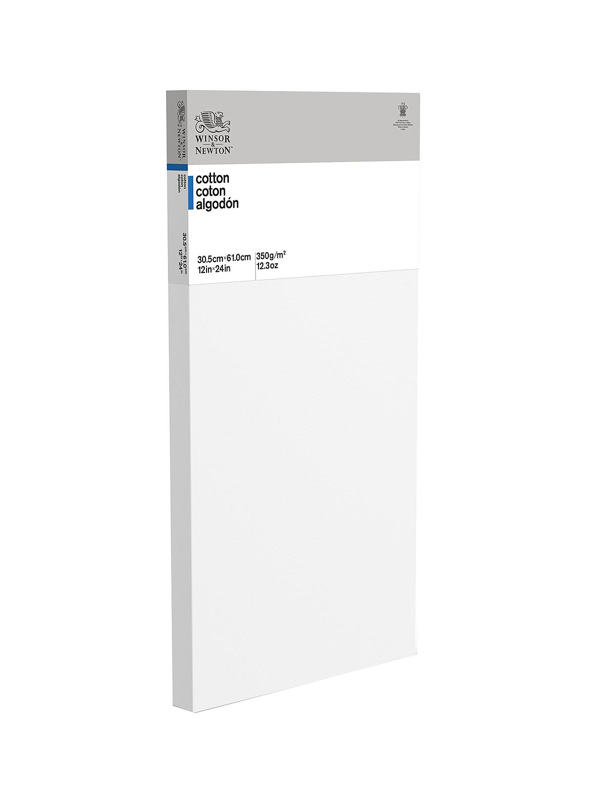 Professional Cotton Stretched Canvas Deep Edge 12 in. x 24 in.