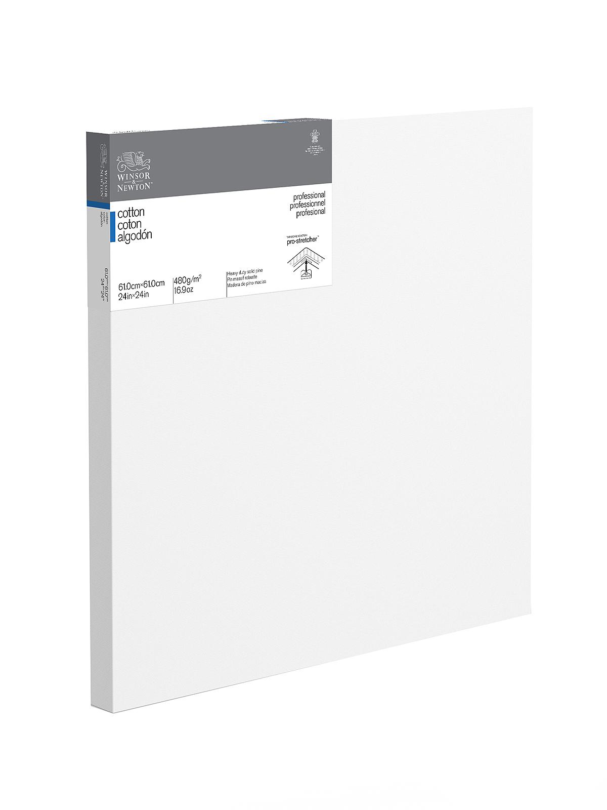 Professional Cotton Stretched Canvas Deep Edge 24 in. x 24 in.