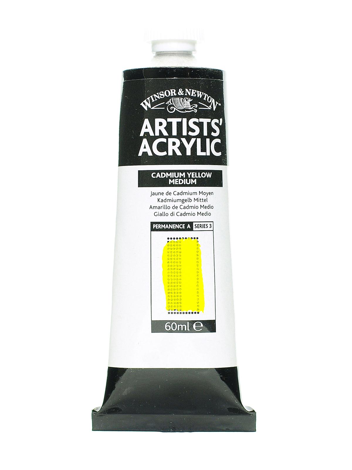 Professional Acrylic Colours cadmium yellow medium 60 ml 116