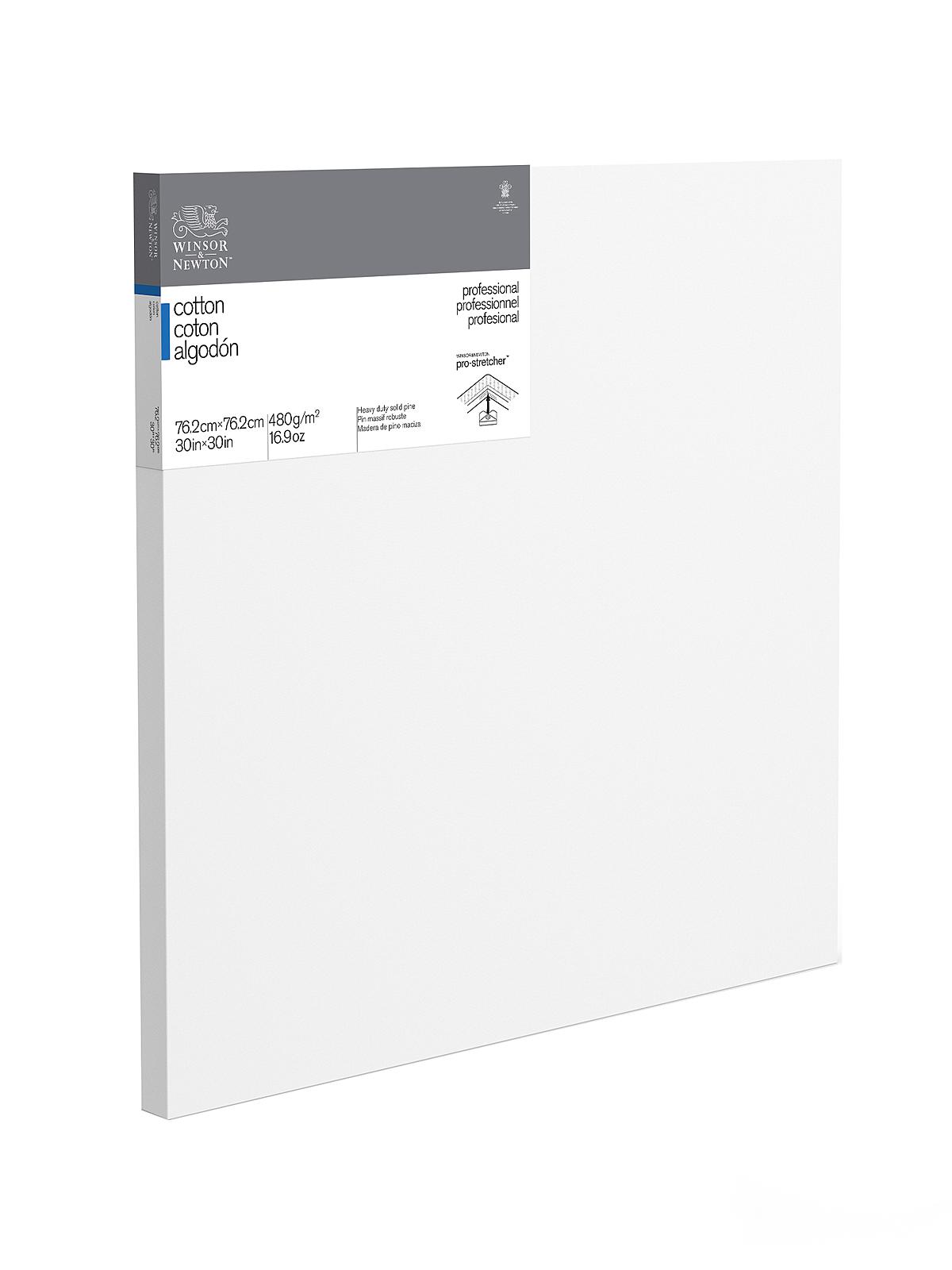 Professional Cotton Stretched Canvas Deep Edge 30 in. x 30 in.