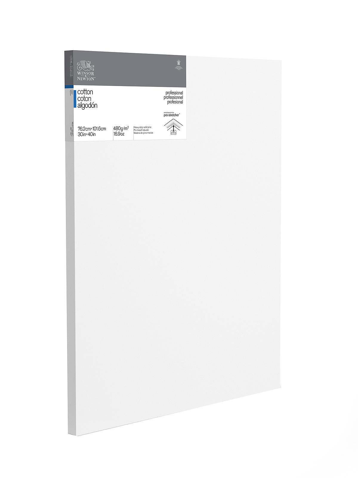 Professional Cotton Stretched Canvas Deep Edge 30 in. x 40 in.